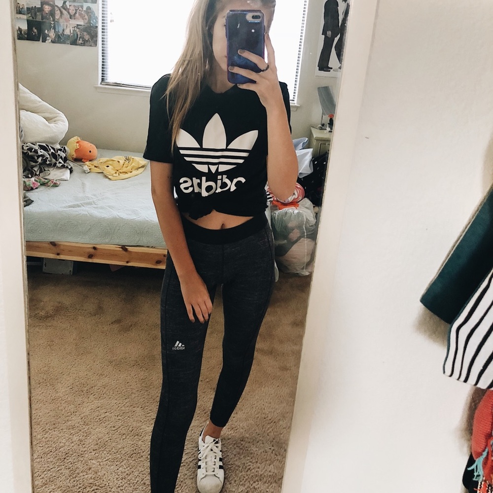 Black adidas t-shirt